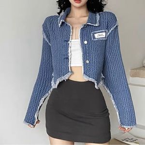 blue women's jacket y2k